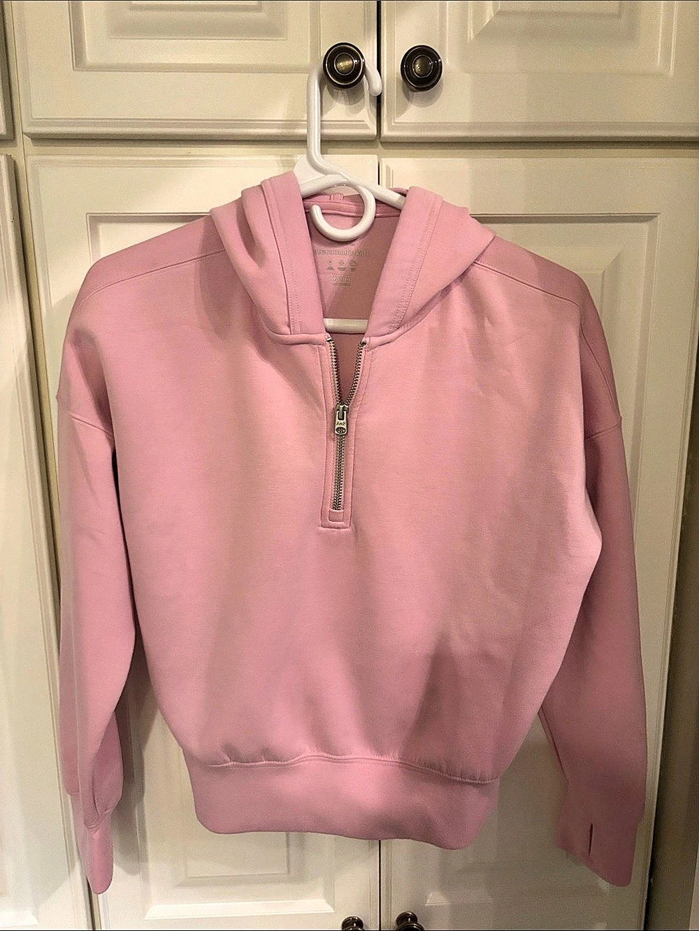 Abercrombie Kids YPB Neoknit Quarter-Zip / Full-Zip Hoodie Pink Girls 13/14